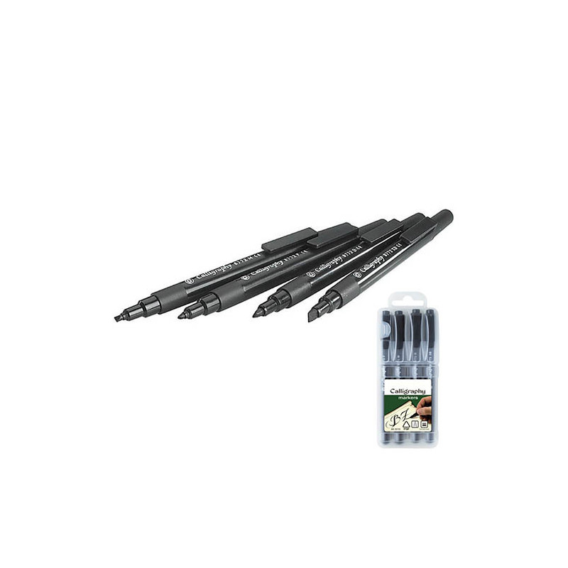 Marker Calligraphy 4 assortite F M B XB