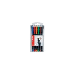 Marker OHP Stabilo F 0,6mm 6pz ass.