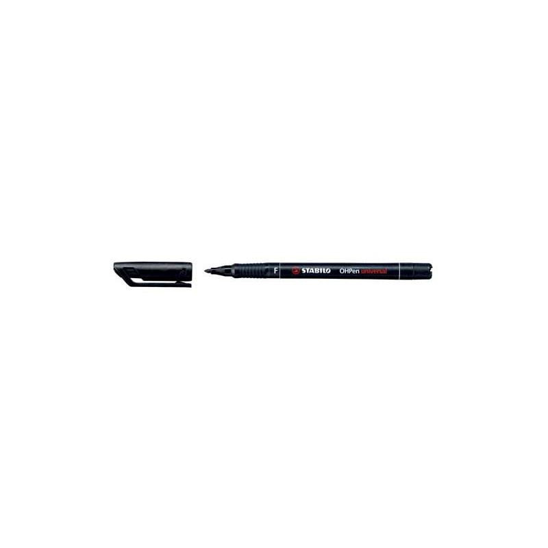 Marker OHP Stabilo F nero