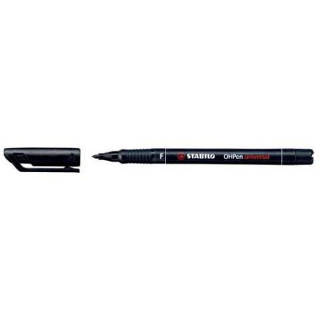 Marker OHP Stabilo F nero