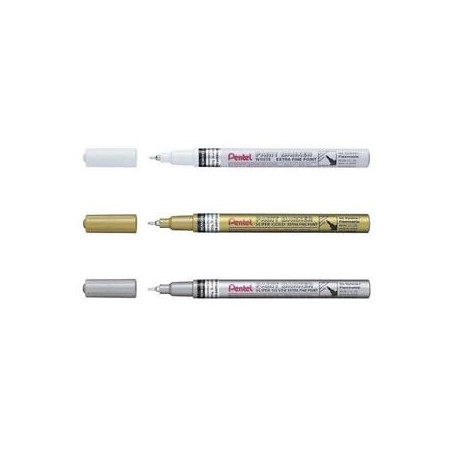 Marker PAINT extra fine Pentel silver