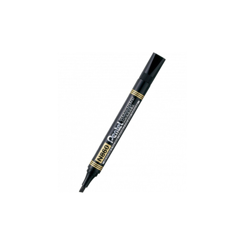 Marker pentel N860 nero punta scalpello