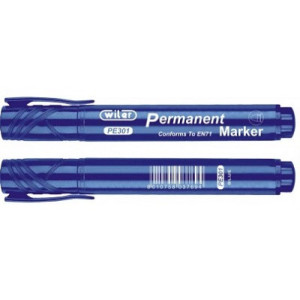 Marker punta tonda standard blu 12pz