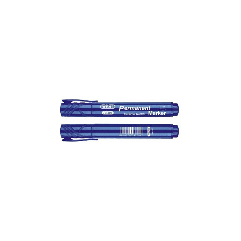 Marker punta tonda standard blu 12pz