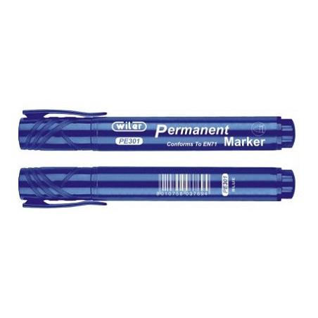Marker punta tonda standard blu 12pz