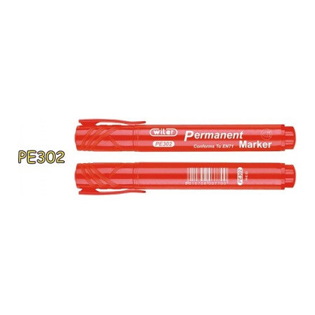 Marker punta tonda standard rosso 12pz