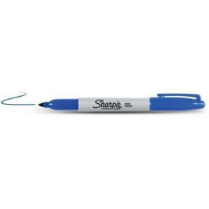 Marker Sharpy Paper mate punta fine tonda blu