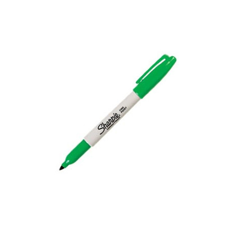 Marker Sharpy Paper mate punta fine tonda verde