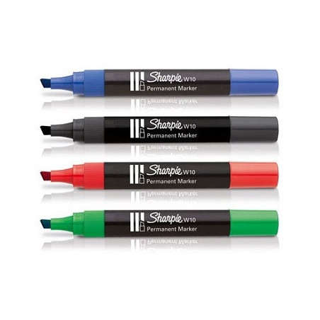 Marker sharpy Paper mate W10 blu scalpello