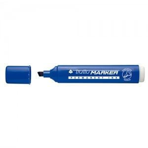 Marker Tratto punta scalpello blu