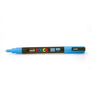 Marker Uni Posca PC3 AZZURRO / blu cielo