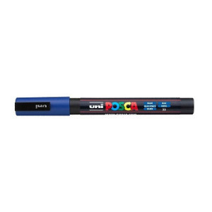Marker Uni Posca PC3 BLU