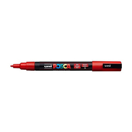 Marker Uni Posca PC3 ROSSO