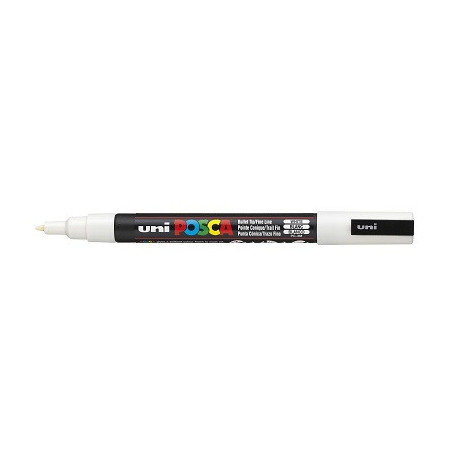 Marker Uni Posca PC3M bianco