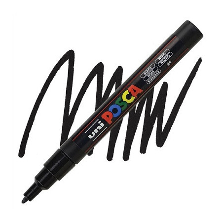 Marker Uni Posca PC3M NERO