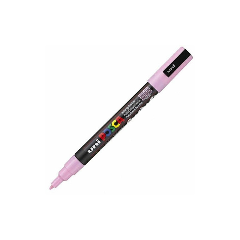 Marker Uni Posca PC3m rosa chiaro pastello