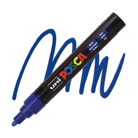 Marker Uni Posca PC5 BLU