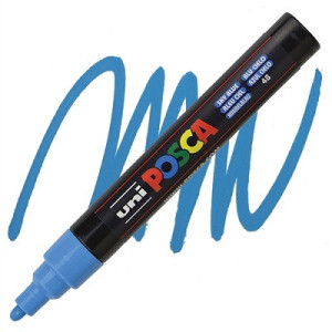 Marker Uni Posca PC5M blu cielo