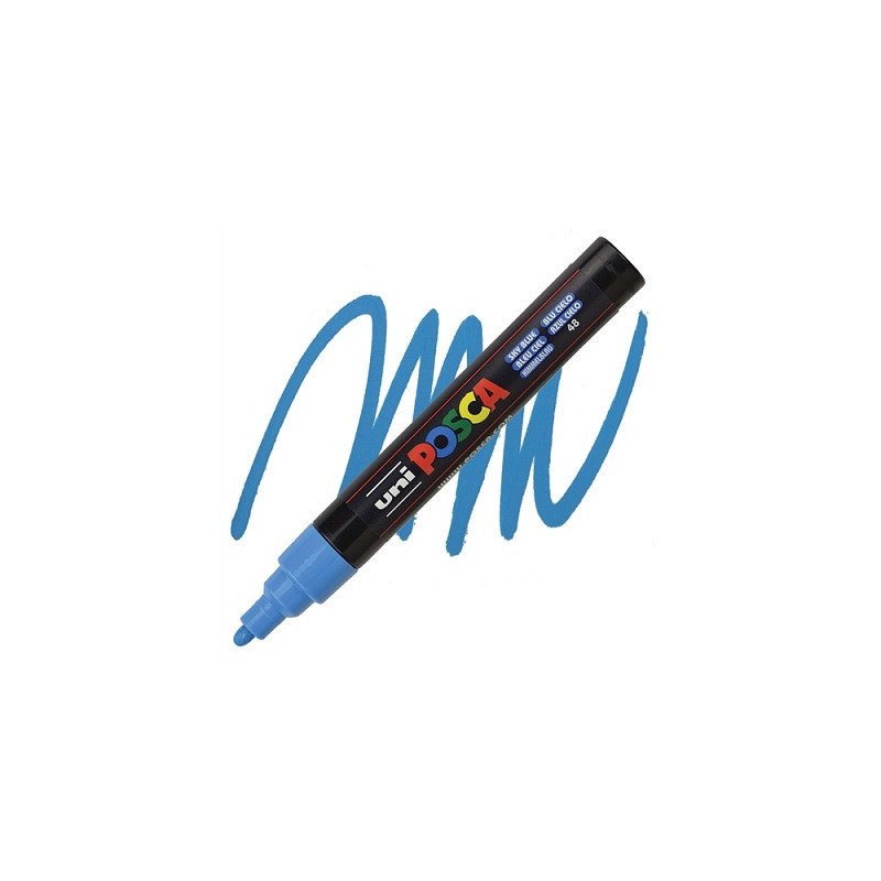 Marker Uni Posca PC5M blu cielo