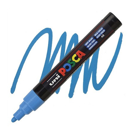 Marker Uni Posca PC5M blu cielo