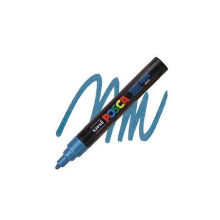 Marker Uni Posca PC5M blu metal