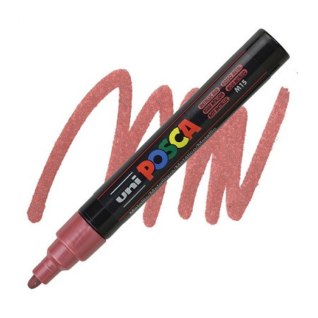 Marker Uni Posca PC5M rosso metal