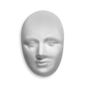 Maschera bianca da decorare DONNA