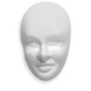 Maschera bianca da decorare UOMO