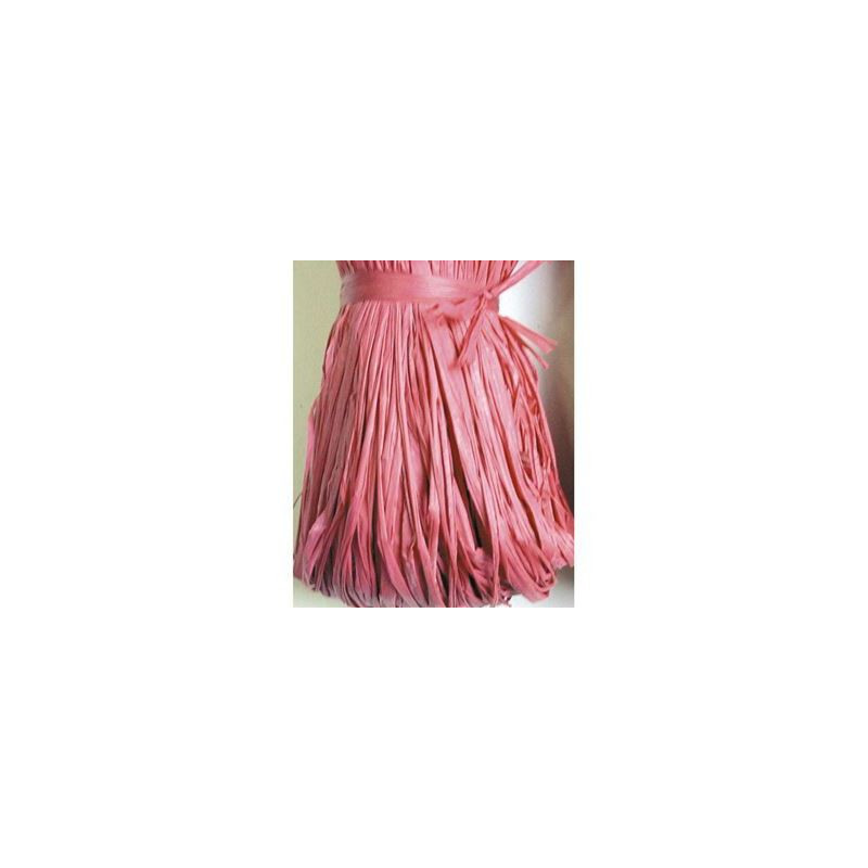 Matassina di Rafia naturale rosa gr50
