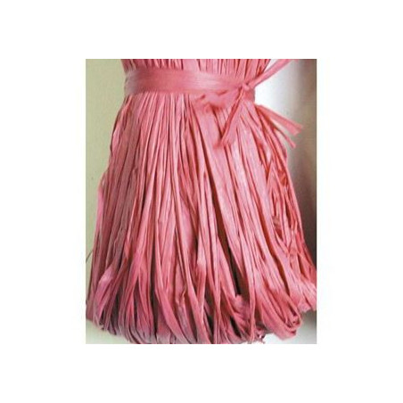 Matassina di Rafia naturale rosa gr50