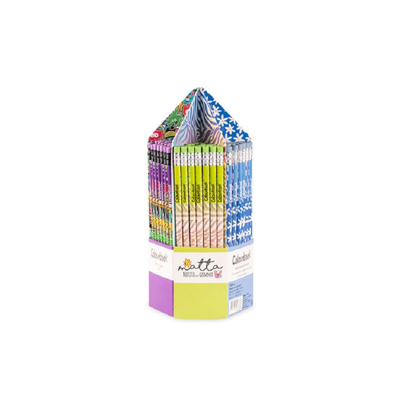 Matita con gomma colourbook