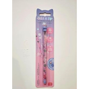 MATITA IMPILABILE CON GOMMA - TAKE A TIP - KITTY LEGAMI