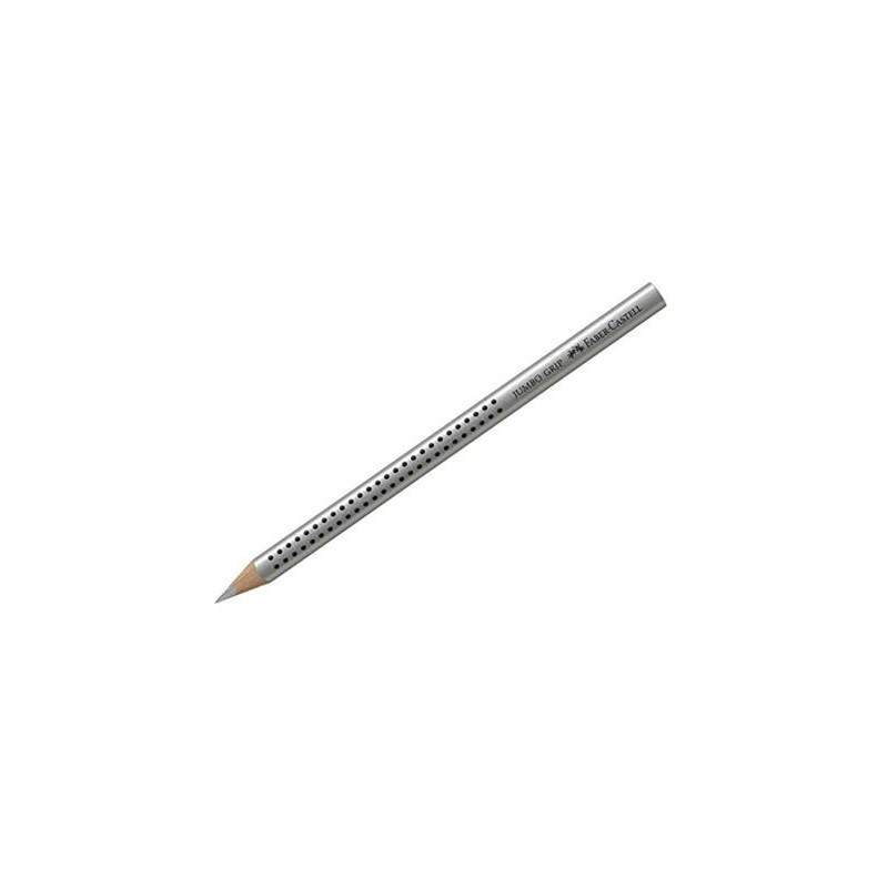 Matite Faber triangolari jumbo grip argento