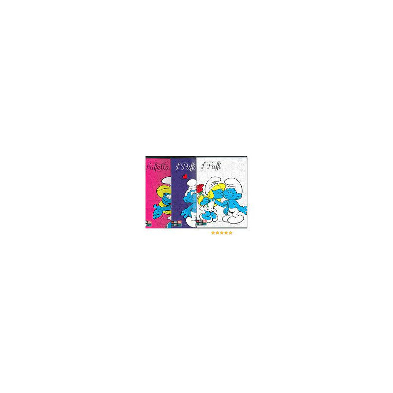 Maxi quaderno  I Puffi rig. B (3 elem.)