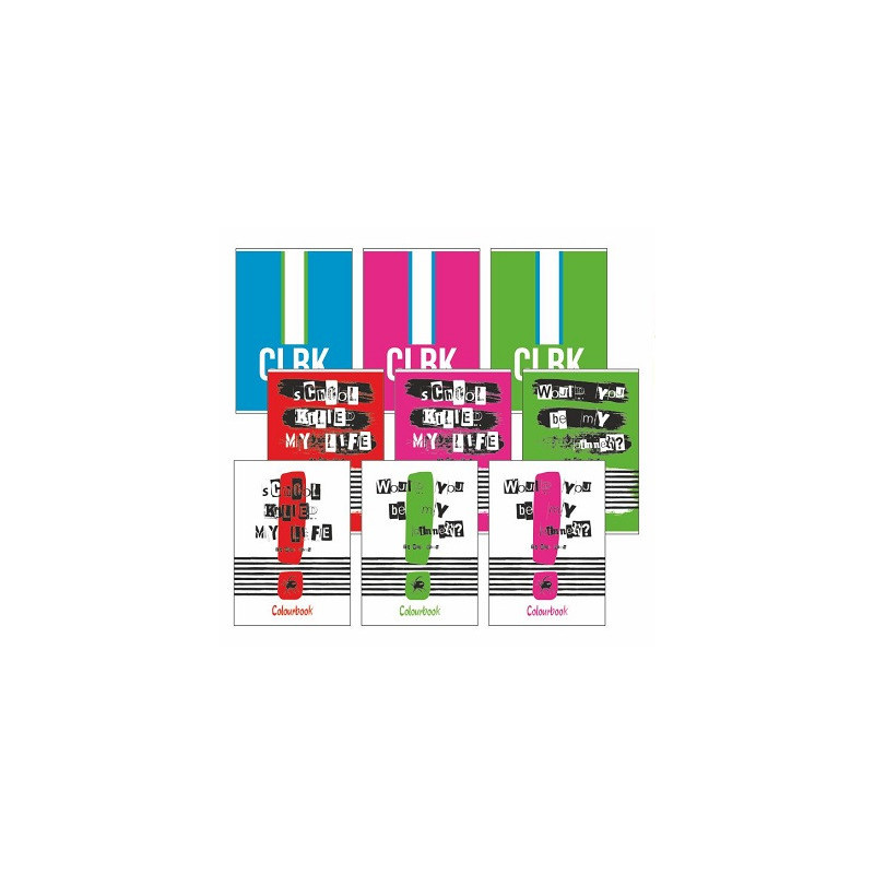 Maxi quaderno Colourbook CLBK 1 rigo
