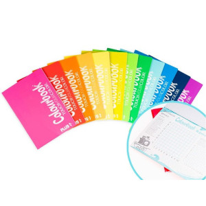 Maxi quaderno Colourbook Plus 100gr - rigo C  96ff