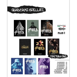 Maxi quaderno Geolier Colourbook plus 10mm