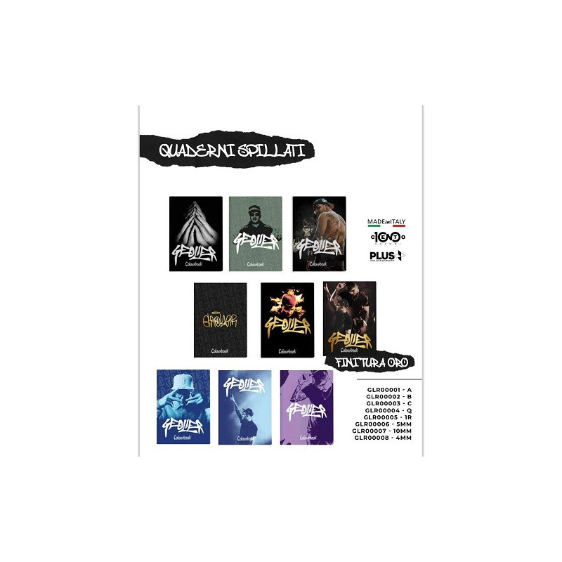 maxi quaderno Geolier Colourbook plus A
