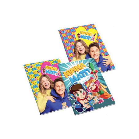 Maxi quaderno NINNA E MATTI rig.Q