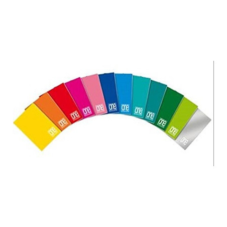 Maxi quaderno One Color 24fg / 48pg 100gr - rigo 1rigo