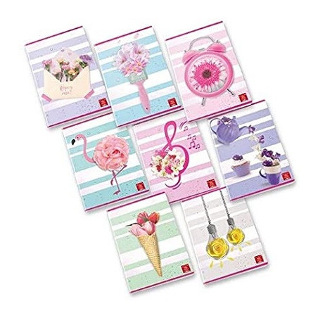 Maxi quaderno Pigna Floral Fancy 48fg / 96pg - rigo C