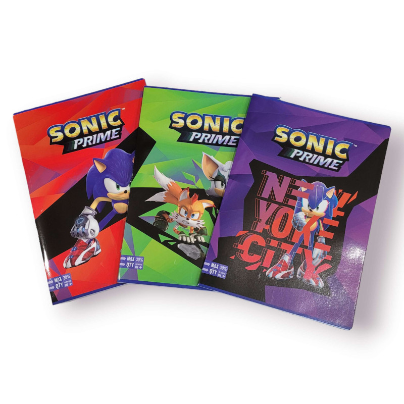 Maxi quaderno Sonic Seven rig.b(list.2,90)