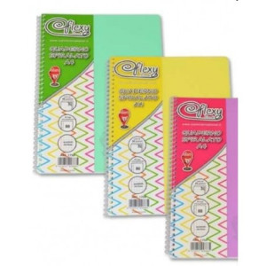 Maxi Spiralato A4 80fg 80gr copertina plastica 1 Rigo