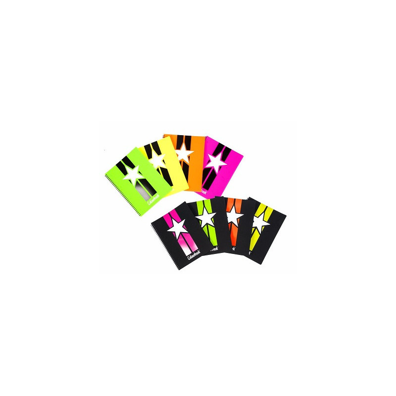 Maxi Spiralato A4 Colourbook Reflex 80fg - 1 Rigo