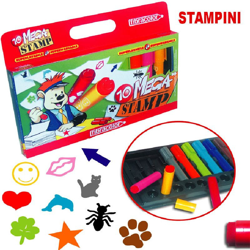 Mega stampini 10 disegni differenti