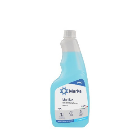 Multilux Detergente vetri e spolvero alcolico PH 8 - 750ml RICARICA