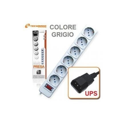 Multipresa 6 porte x UPS