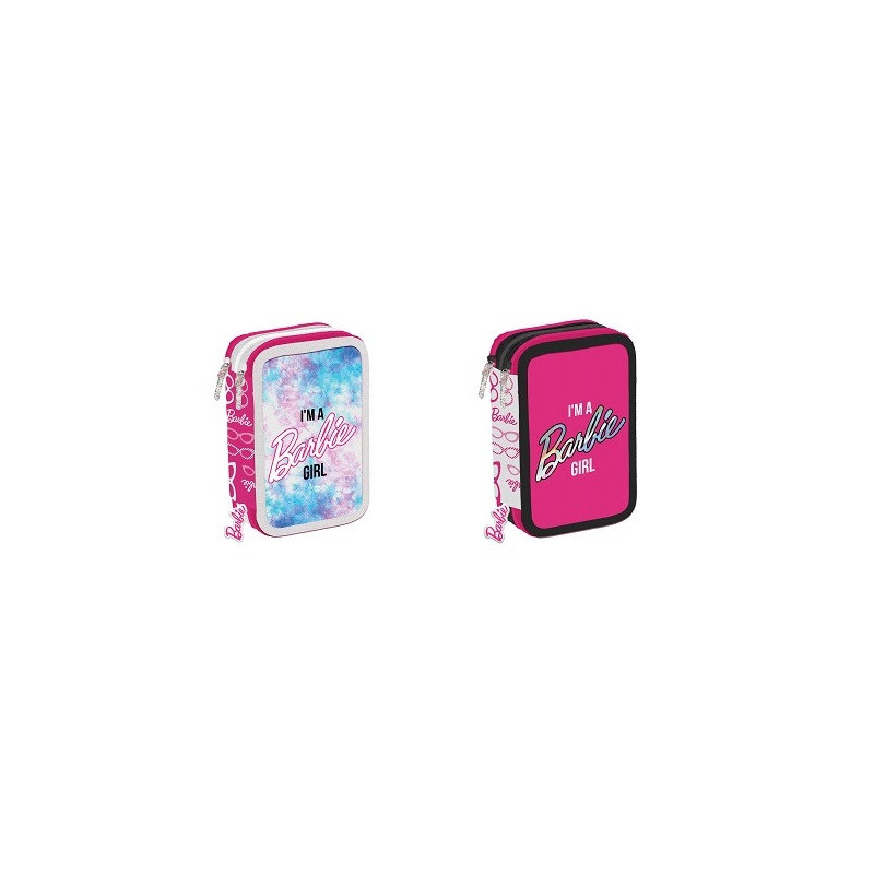 OFFERTA Astuccio 3 zip Barbie